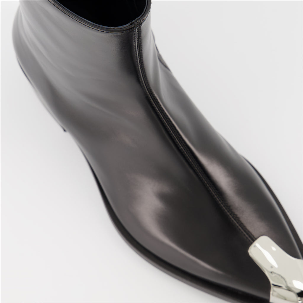 Botas y botines Bottines Punk Alexander McQueen Negro Homme