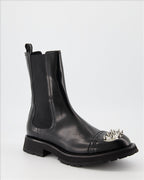 Boots and ankle boots Punk ankle boots Alexander McQueen Black Man
