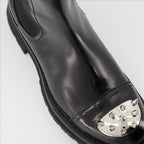 Boots and ankle boots Punk ankle boots Alexander McQueen Black Man