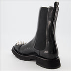 Boots and ankle boots Punk ankle boots Alexander McQueen Black Man