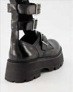Ankle boots Rave Buckle Ankle Boots Alexander McQueen Black Women