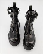 Ankle boots Rave Buckle Ankle Boots Alexander McQueen Black Women