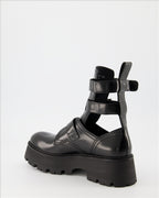 Ankle boots Rave Buckle Ankle Boots Alexander McQueen Black Women