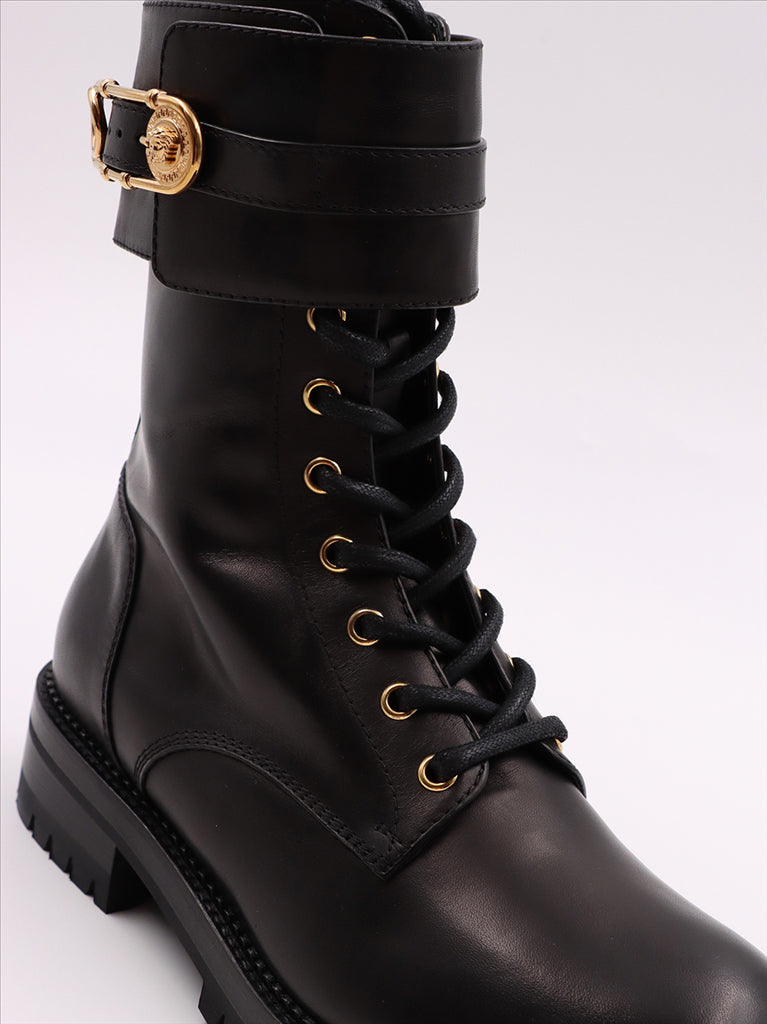 Bottines Bottines Safety Pin Versace Noir Femme