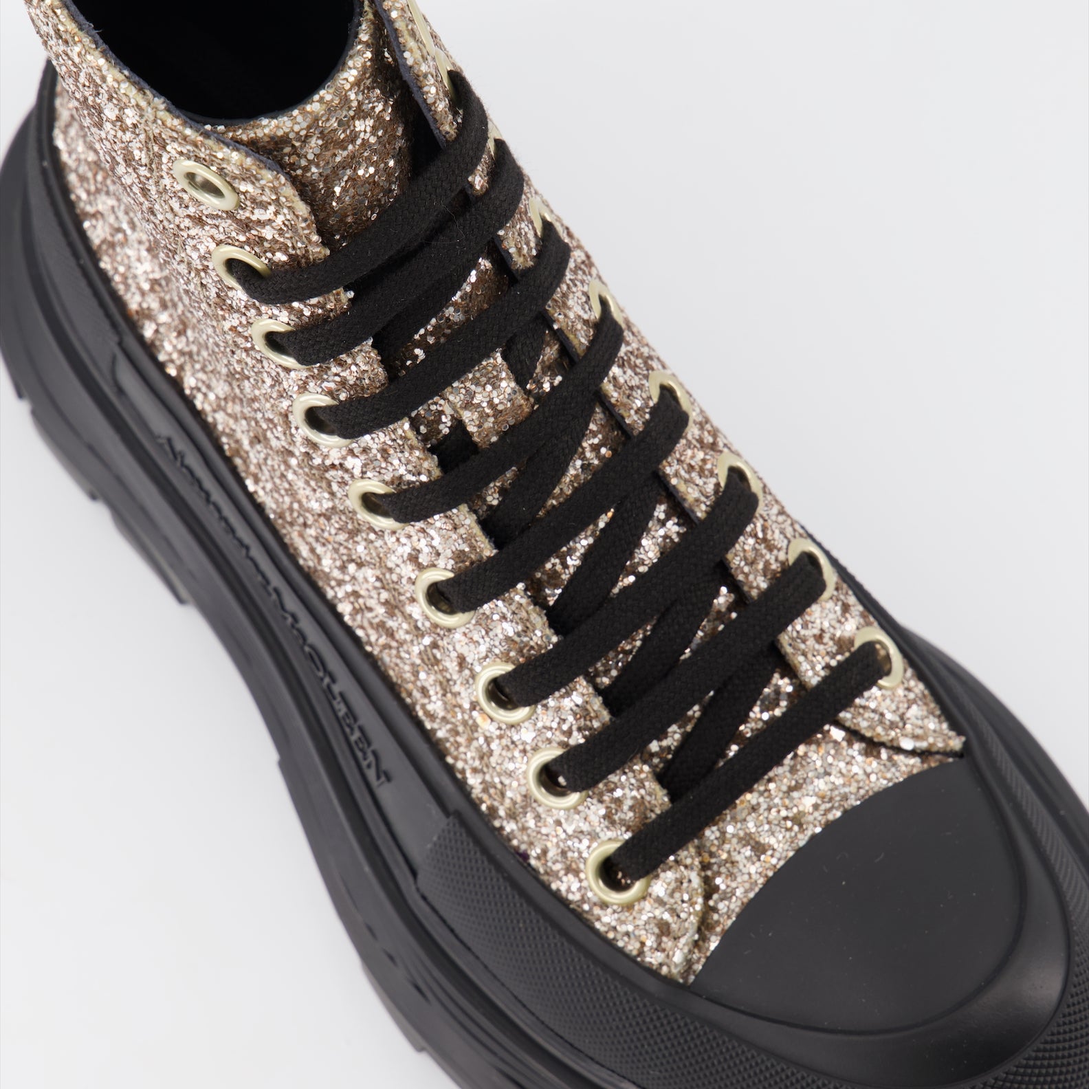 Ankle boots Tread Slick Ankle Boots Alexander McQueen Gold Women