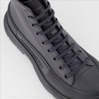 Boots and ankle boots Tread Slick Ankle Boots Alexander McQueen Gray Man