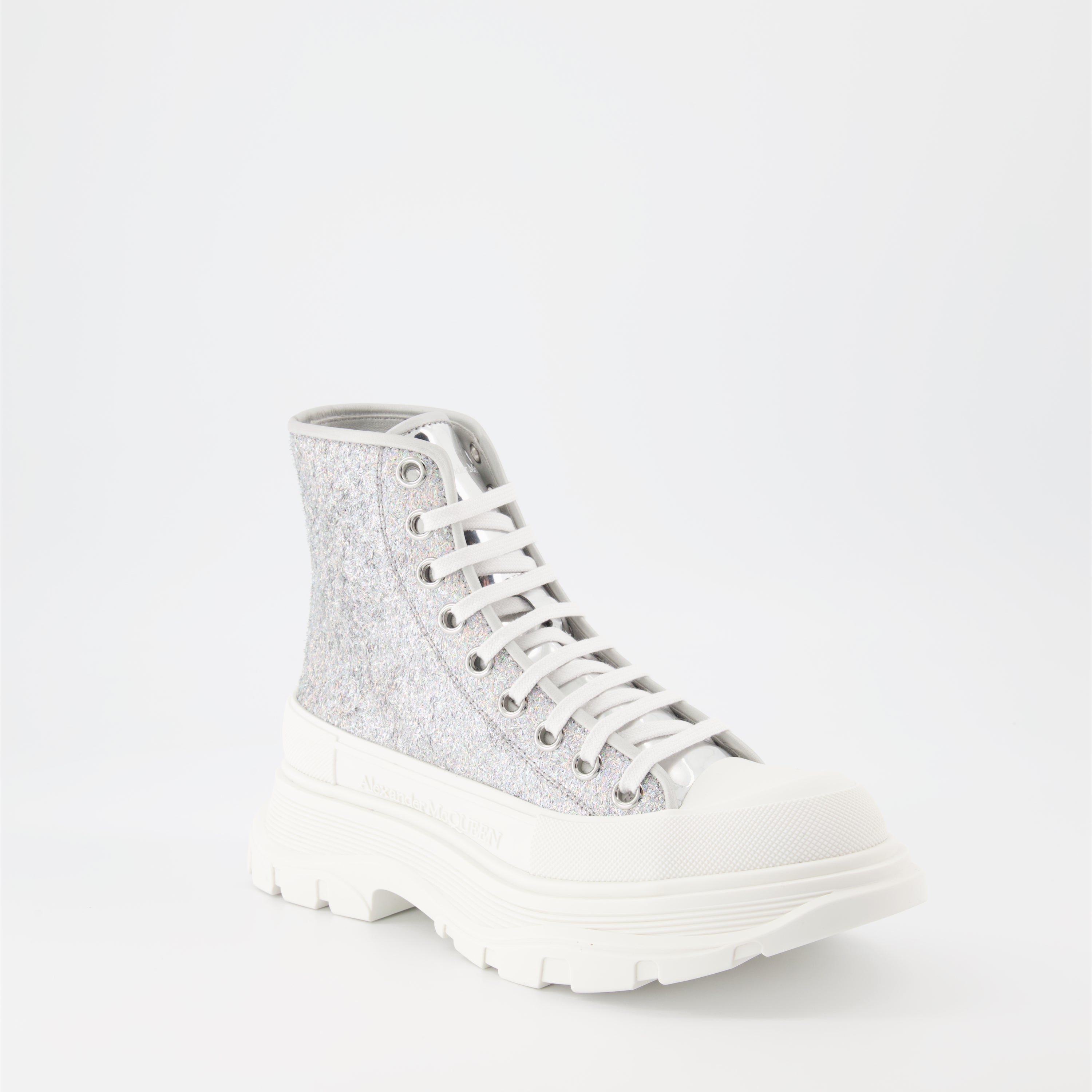 Bottines Tread Slick argentées