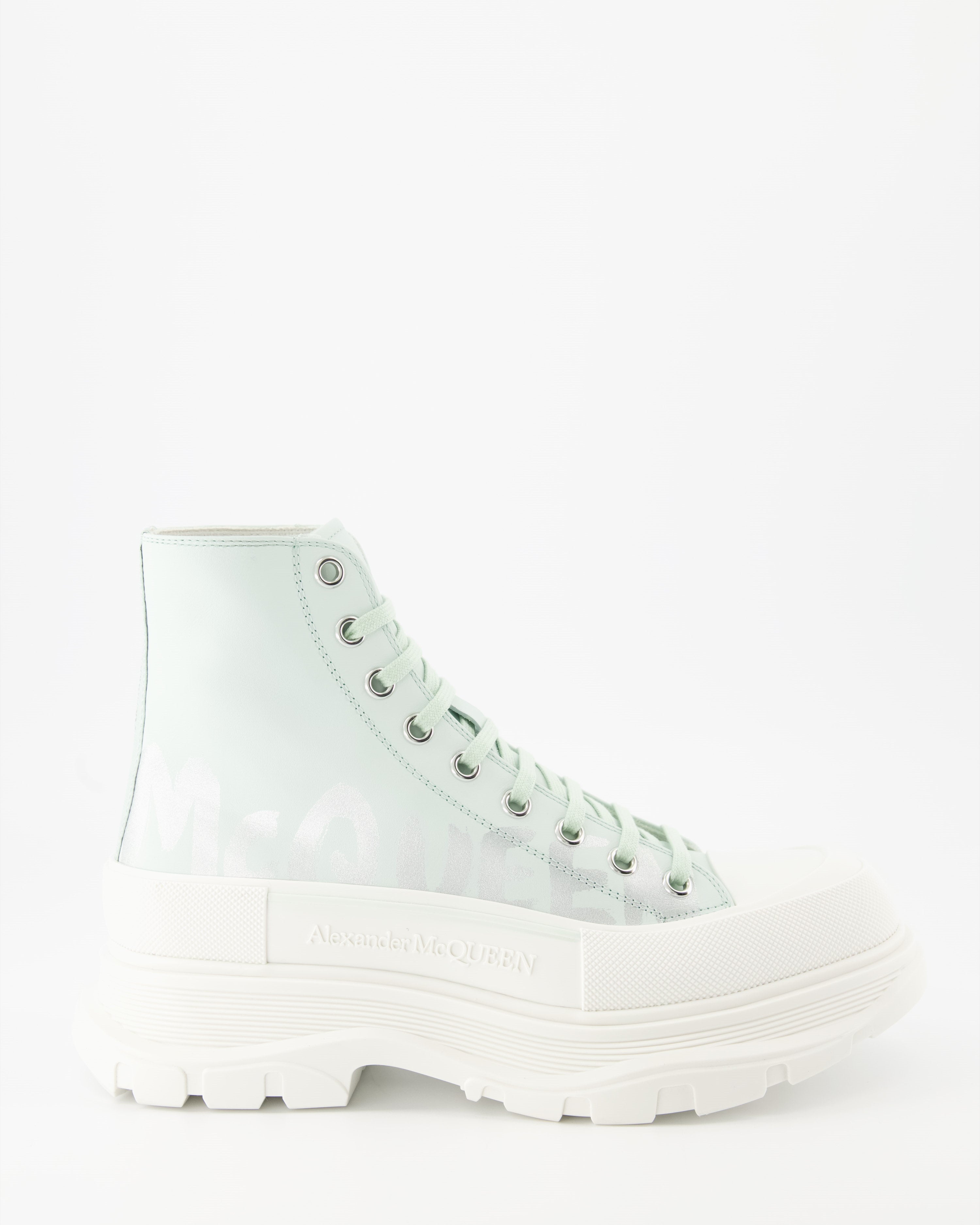 Botas e botins Bottines Tread Slick Alexander McQueen Azul Homme