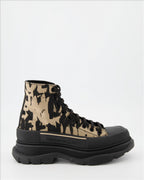 Botas e botins Bottines Tread Slick Graffiti Alexander McQueen Bege Homme