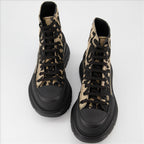Botas e botins Bottines Tread Slick Graffiti Alexander McQueen Bege Homme