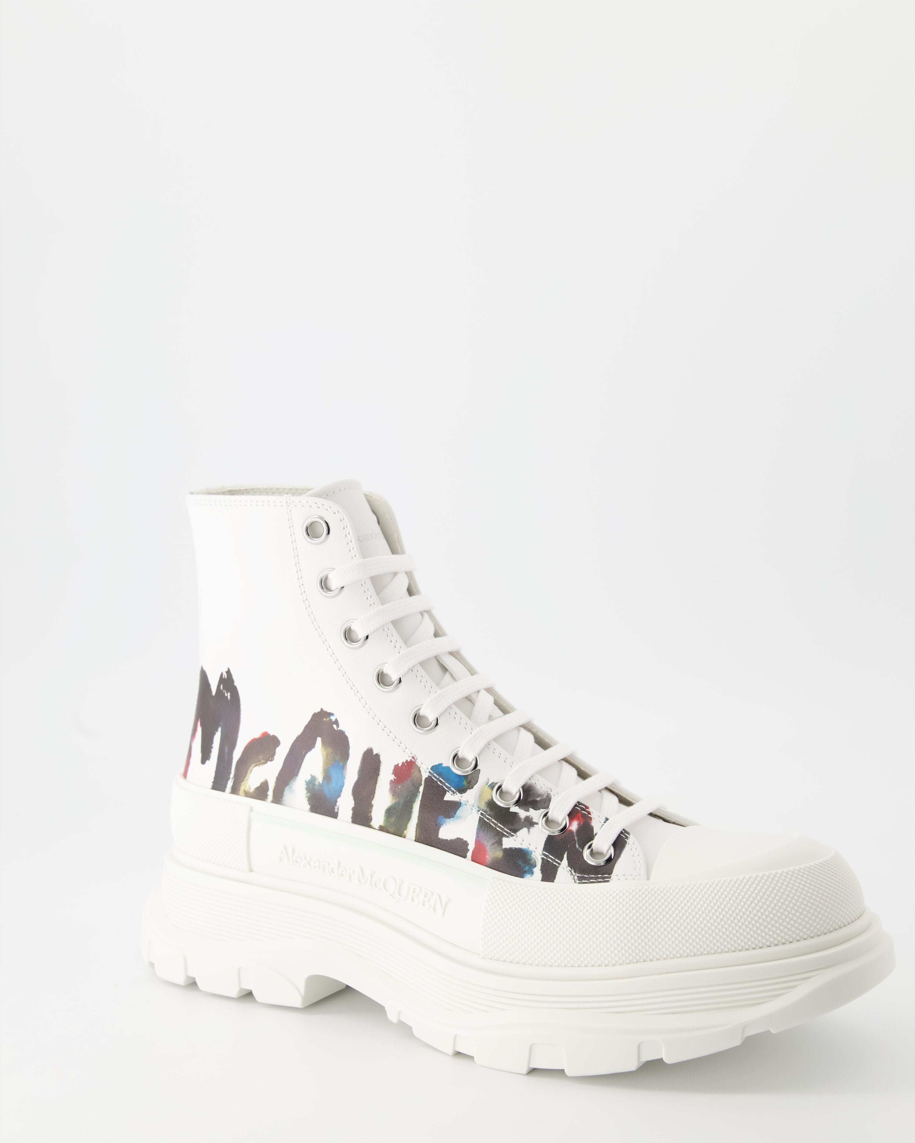 Botas e botins Bottines Tread Slick Alexander McQueen Branco Homme
