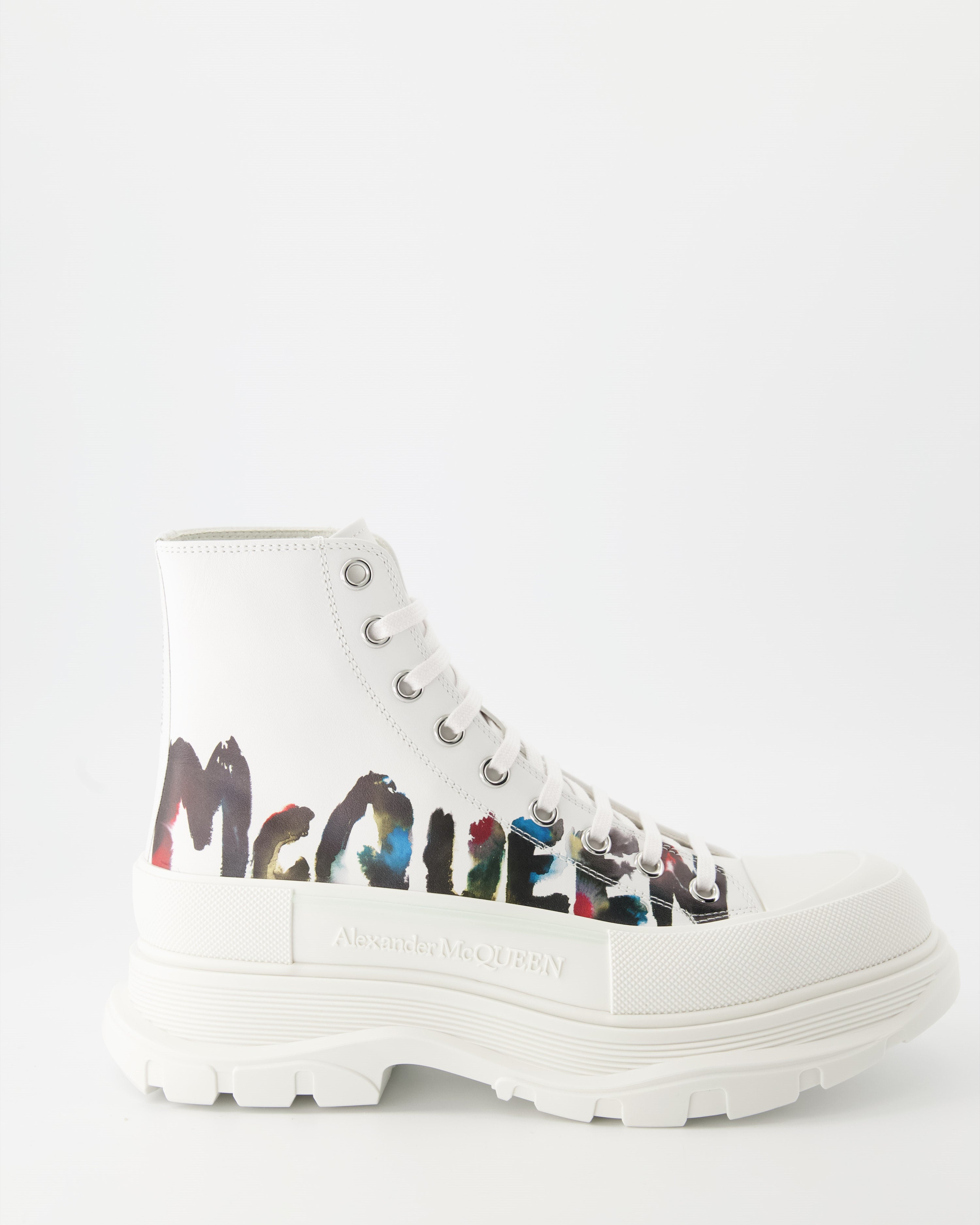 Botas e botins Bottines Tread Slick Alexander McQueen Branco Homme