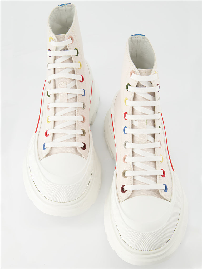 Stivali e stivaletti Bottines Tread Slick Alexander McQueen Multicolore Homme