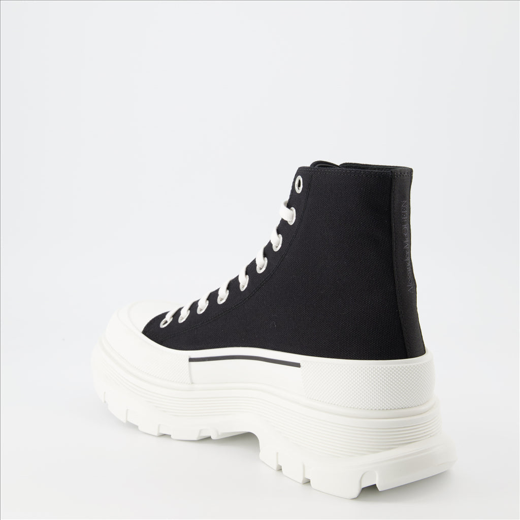 Bottes et bottines Bottines Tread Slick Alexander McQueen Noir Homme