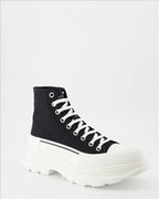Bottes et bottines Bottines Tread Slick Alexander McQueen Noir Homme