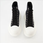 Botins Bottines Tread Slick Alexander McQueen Preto Femme