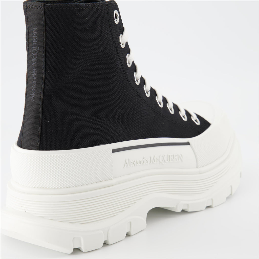 Bottes et bottines Bottines Tread Slick Alexander McQueen Noir Homme