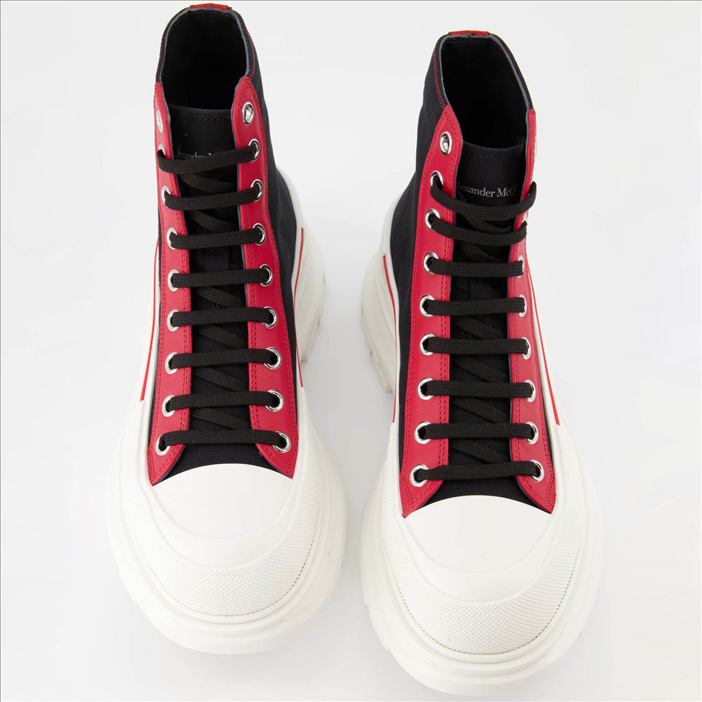 Boots and ankle boots Tread Slick Graffiti Ankle Boots Alexander McQueen Black Man