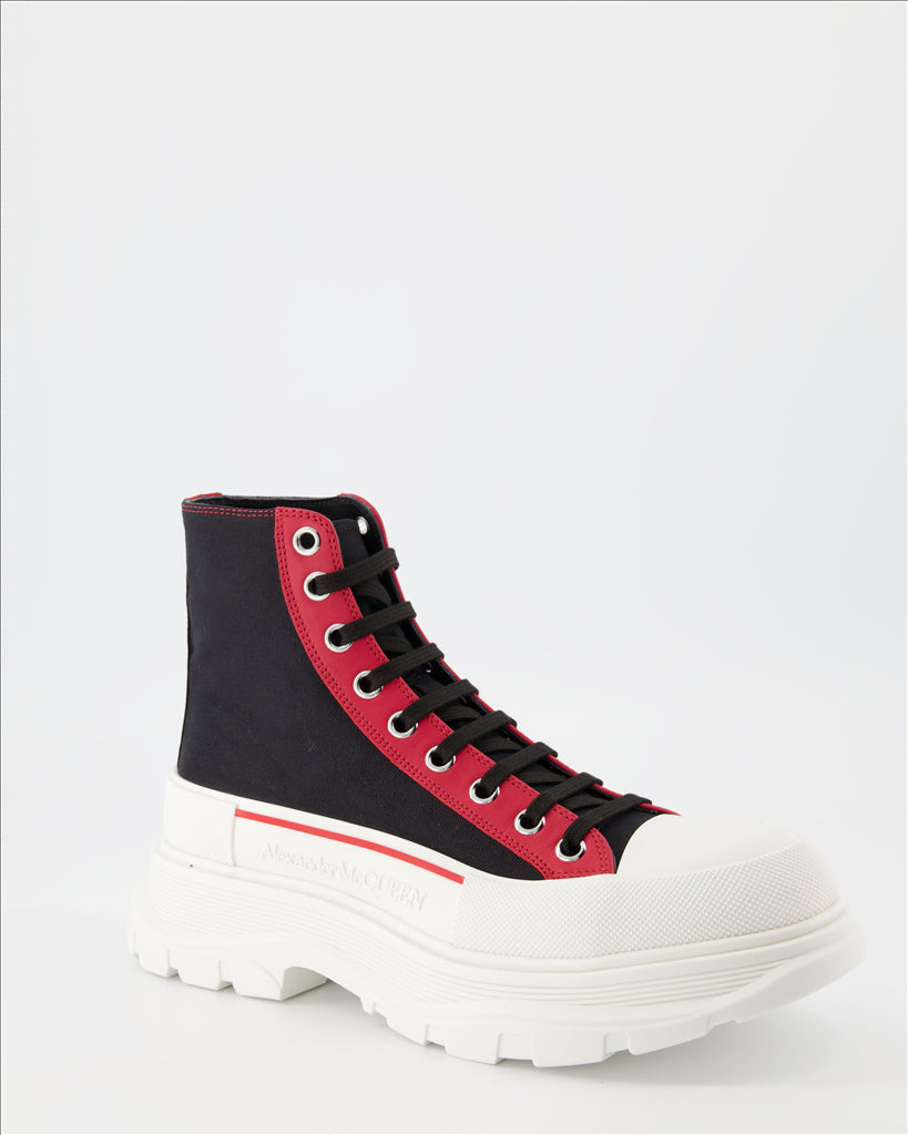 Boots and ankle boots Tread Slick Graffiti Ankle Boots Alexander McQueen Black Man