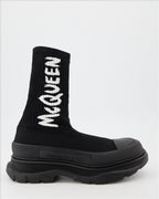 Boots and ankle boots Tread Slick Ankle Boots Alexander McQueen Black Man