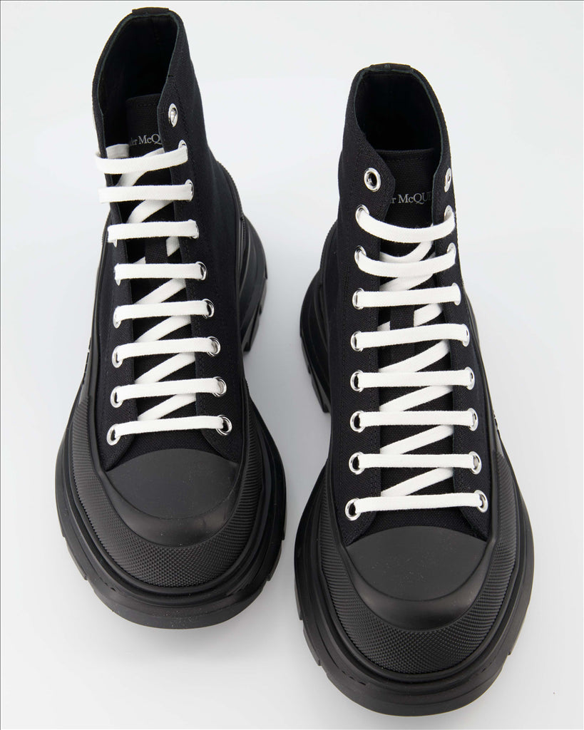 Boots and ankle boots Tread Slick Ankle Boots Alexander McQueen Black Man