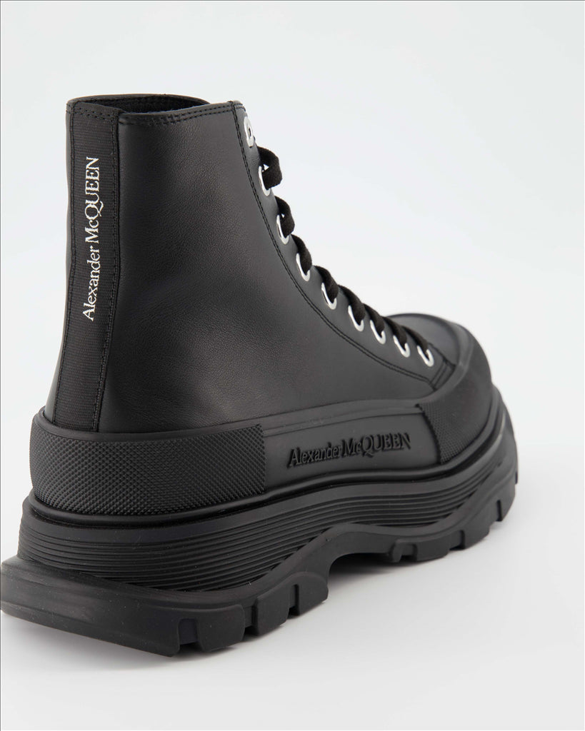 Bottes et bottines Bottines Tread Slick Alexander McQueen Noir Homme