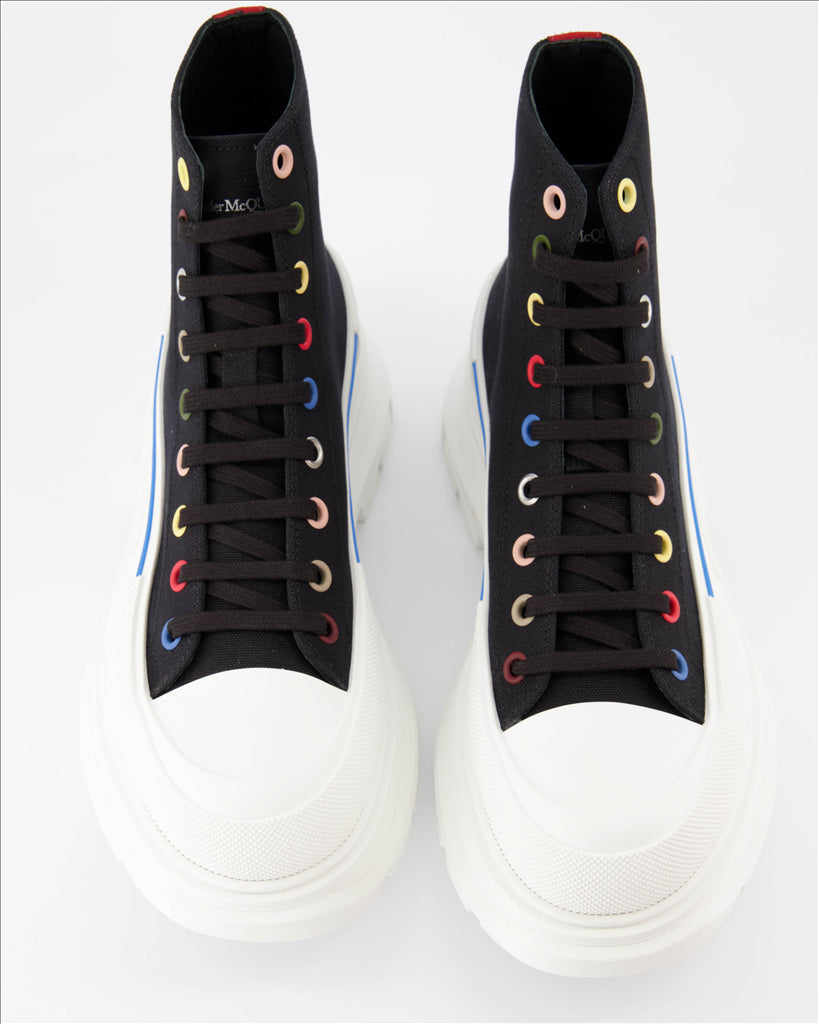 Bottes et bottines Bottines Tread Slick Alexander McQueen Noir Homme