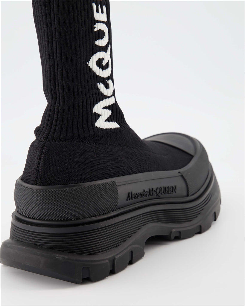 Boots and ankle boots Tread Slick Ankle Boots Alexander McQueen Black Man
