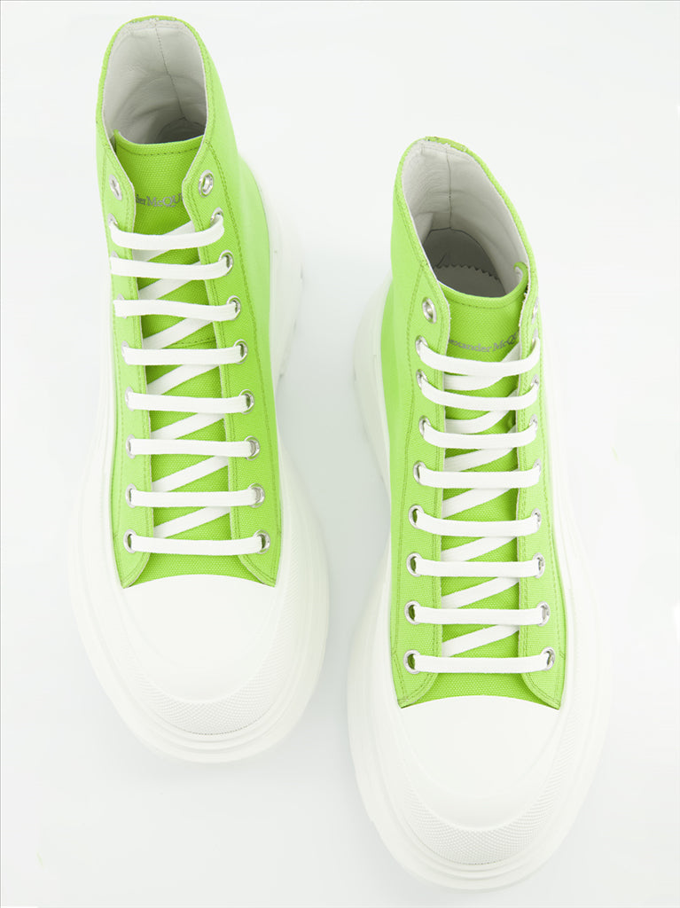 Bottes et bottines Bottines Tread Slick Alexander McQueen Vert Homme