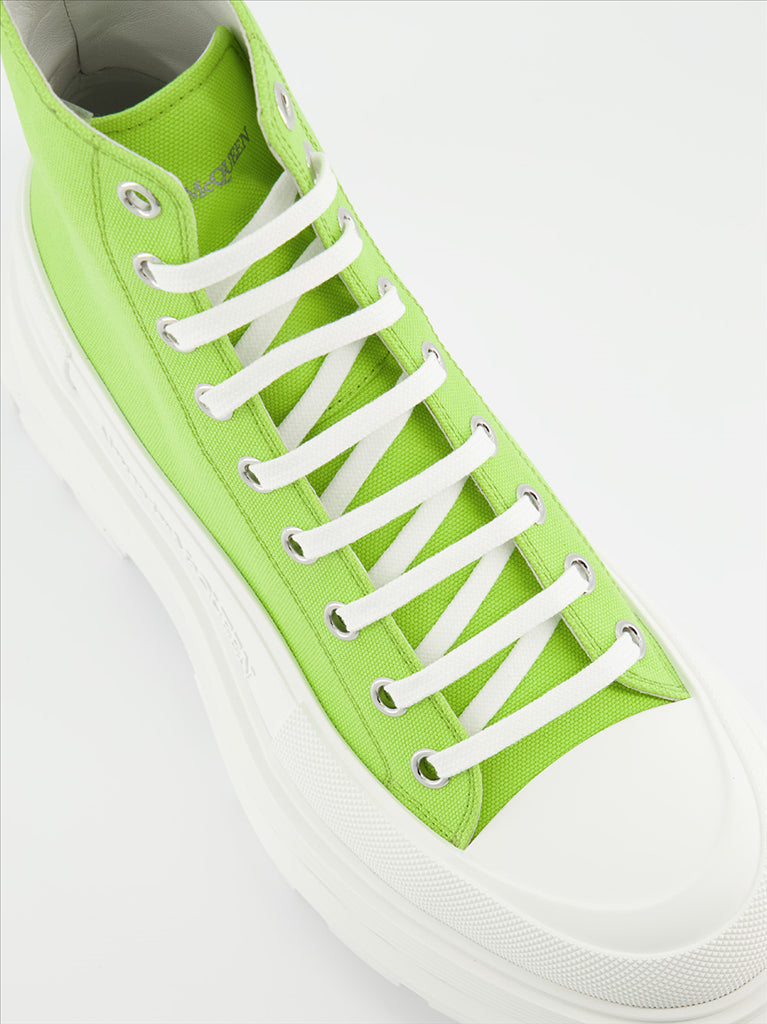 Bottes et bottines Bottines Tread Slick Alexander McQueen Vert Homme