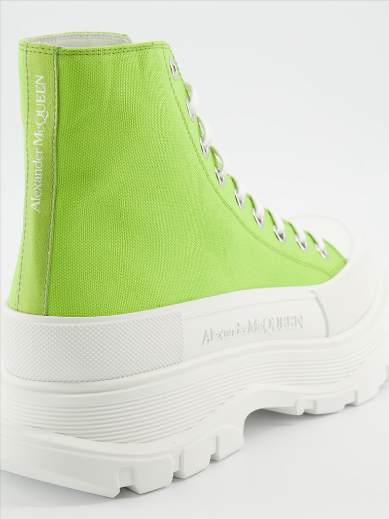 Bottes et bottines Bottines Tread Slick Alexander McQueen Vert Homme