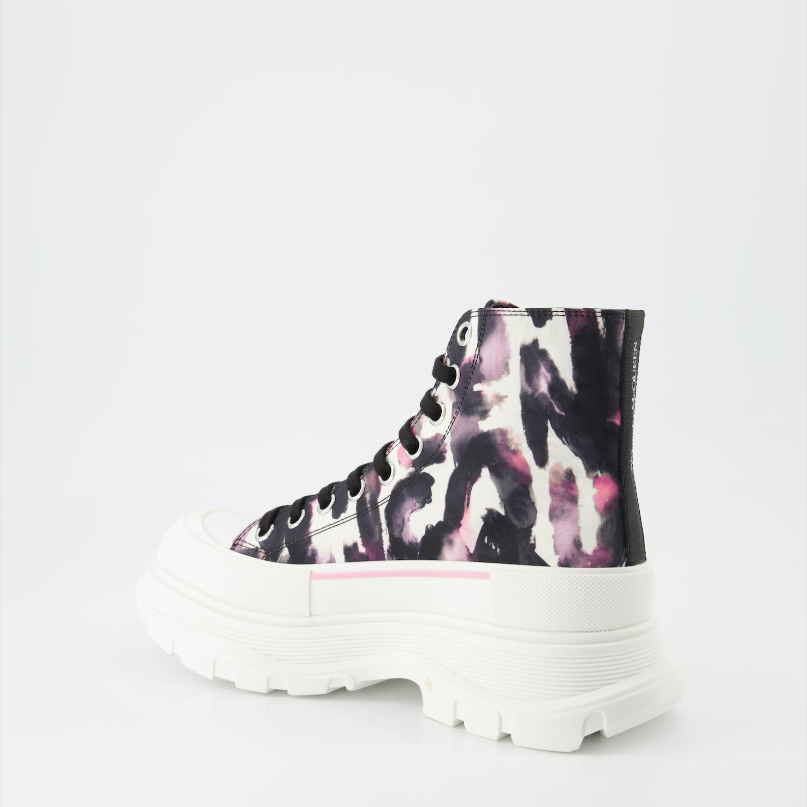 Botins Bottines Tread Slick Alexander McQueen Preto Femme