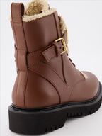 Bottines Bottines VLogo Valentino Garavani Marron Femme