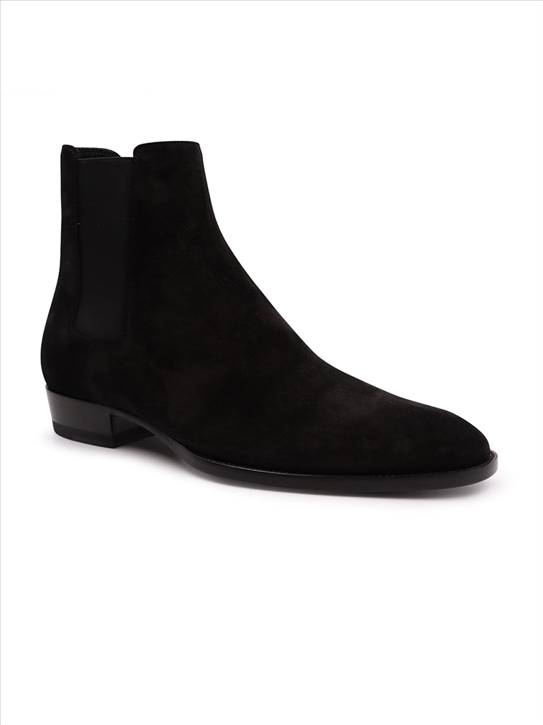 Boots and ankle boots Wyatt 30 Chelsea ankle boots Saint Laurent Black Man