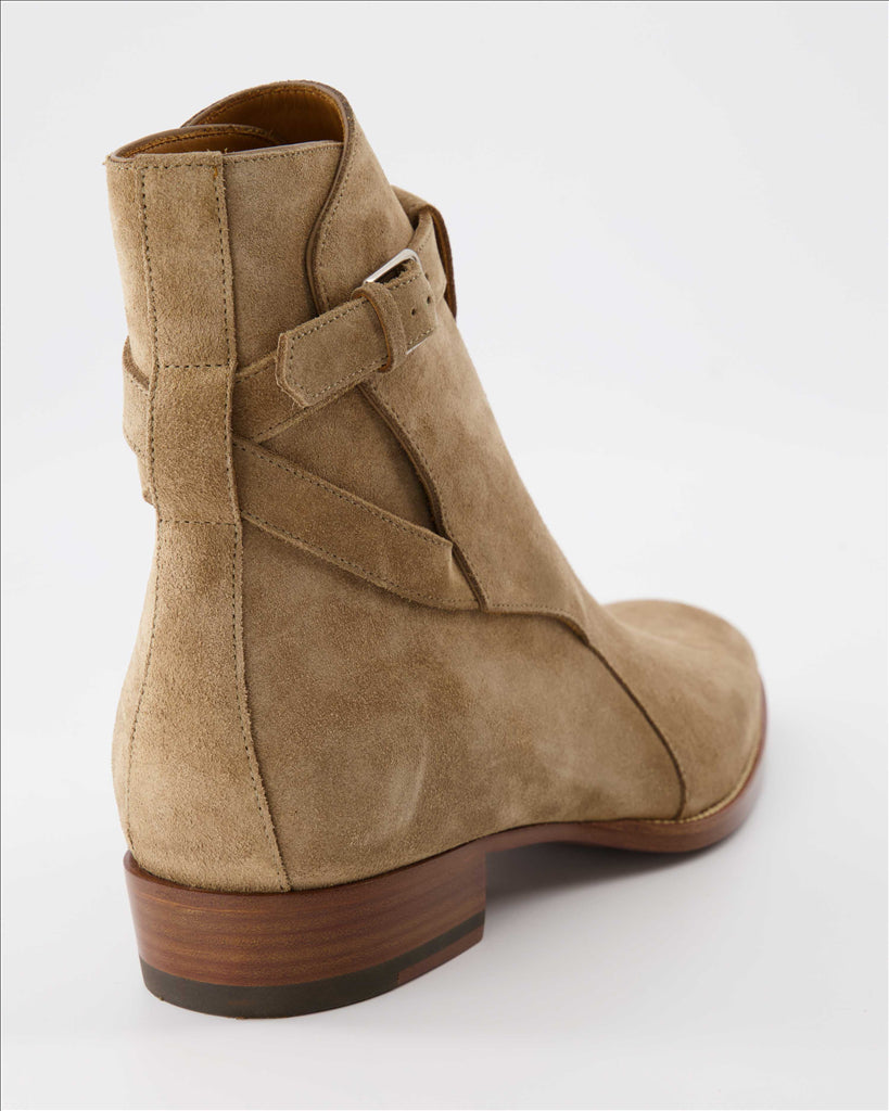 Bottes et bottines Bottines Wyatt 30 Jodhpur Saint Laurent Marron Homme