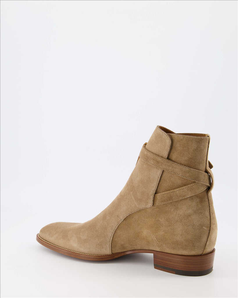 Bottes et bottines Bottines Wyatt 30 Jodhpur Saint Laurent Marron Homme