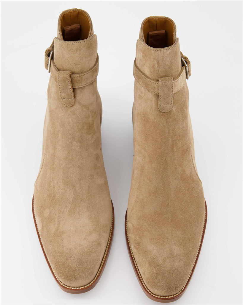 Bottes et bottines Bottines Wyatt 30 Jodhpur Saint Laurent Marron Homme