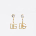 Bijoux Boucles d'oreilles DG Dolce & Gabbana Doré Femme