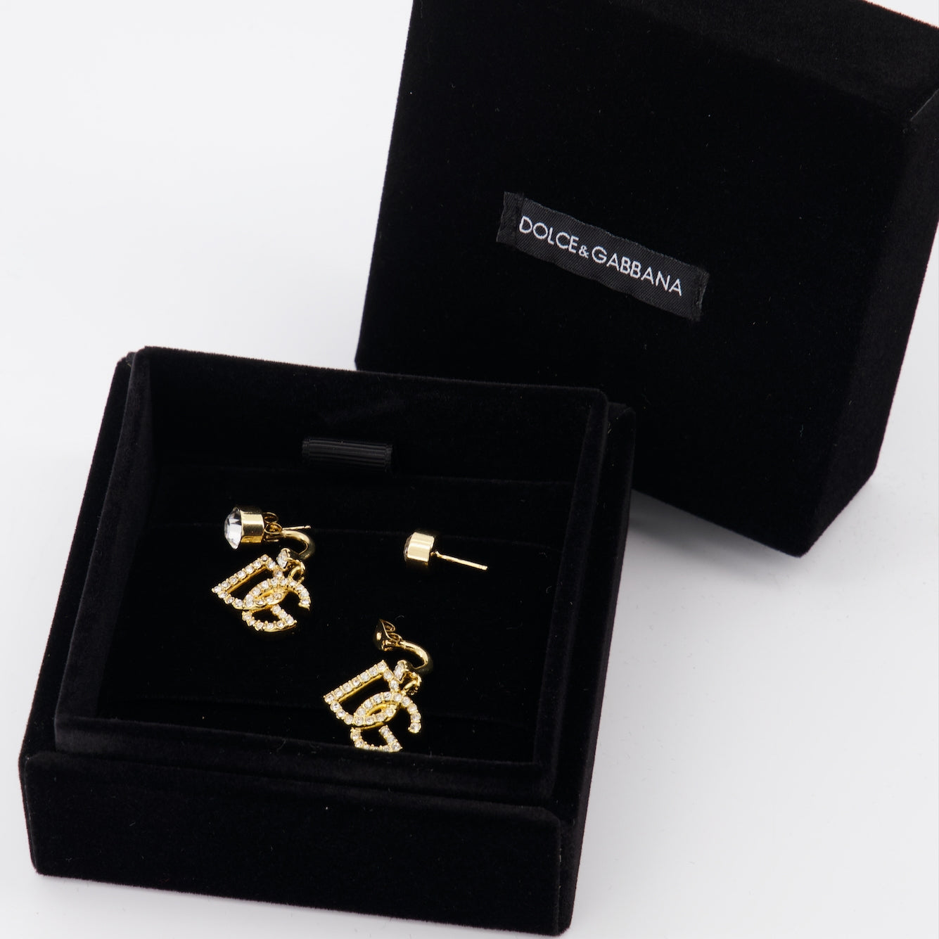Bijoux Boucles d'oreilles DG Dolce & Gabbana Doré Femme