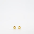 Boucles d'oreilles en métal blanc