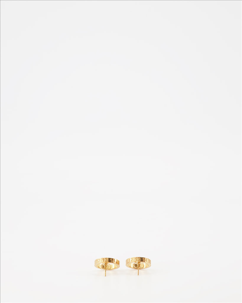 Bijoux Boucles d'oreilles numérotées Maison Margiela Doré Femme