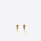 Jewelry Skull Earrings Alexander McQueen Gold Women