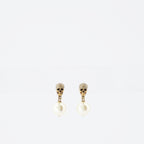 Jewelry Skull Earrings Alexander McQueen Gold Women