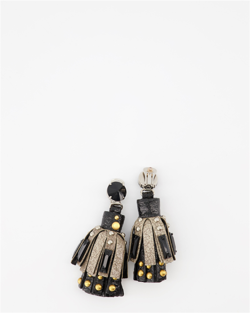 Joyería Boucles d'oreilles Vintage Prada Blanco Femme