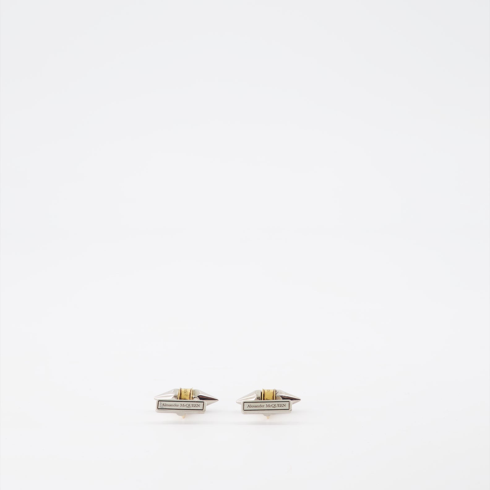 Jewelry Punk cufflinks Alexander McQueen Silver Man