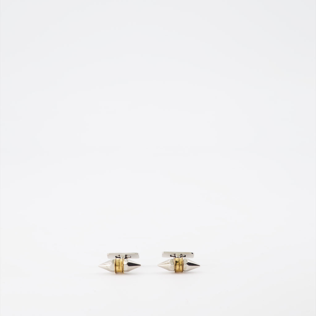 Jewelry Punk cufflinks Alexander McQueen Silver Man
