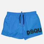 Beachwear Boxer de bain maxi logo Dsquared2 Bleu Homme