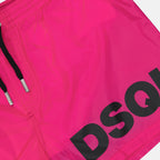 Beachwear Boxer de bain maxi logo Dsquared2 Rose Homme