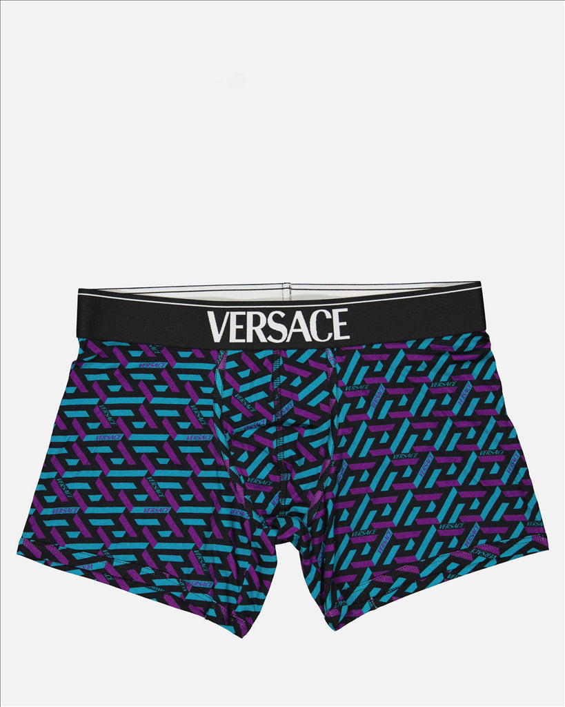 Roupa íntima e homewear Boxer Greca Versace Roxo Homme