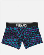 Roupa íntima e homewear Boxer Greca Versace Roxo Homme